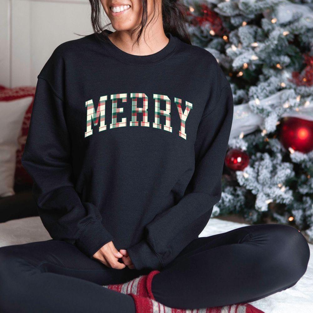 Plaid Merry Christmas Vuitino Apparel